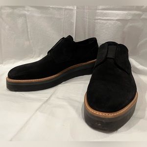 Vince Black suede Oxfords women’s 10